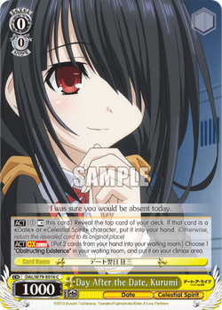 Day After the Date, Kurumi