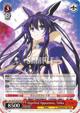 Dignified Appearance, Tohka