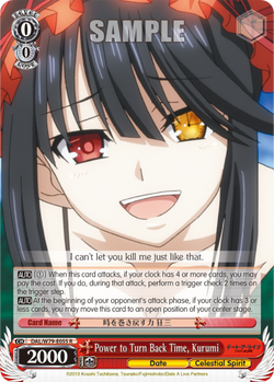 Power to Turn Back Time, Kurumi