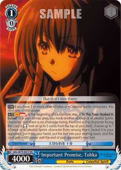 Important Promise, Tohka