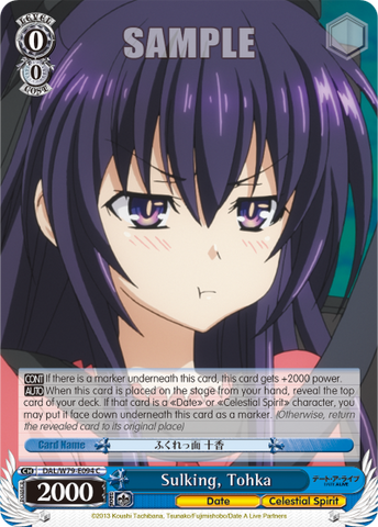 Sulking, Tohka