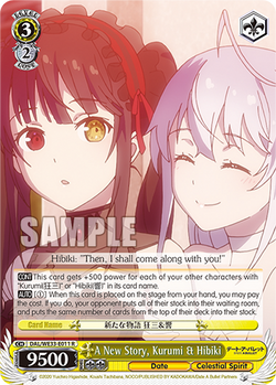 A New Story, Kurumi & Hibiki (Foil)