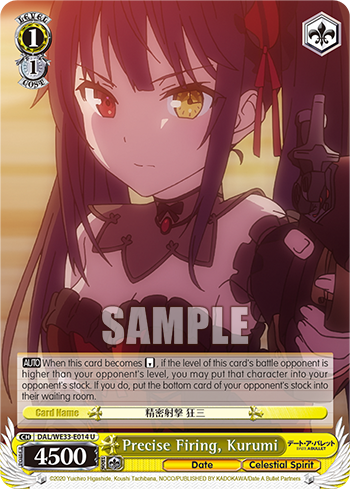 Precise Firing, Kurumi (Foil)