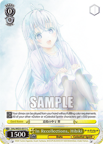 In Recollections, Hibiki (Foil)