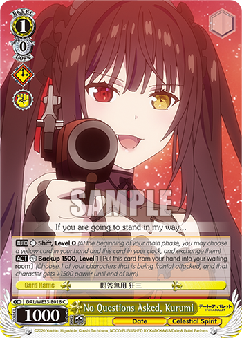 No Questions Asked, Kurumi (Foil)