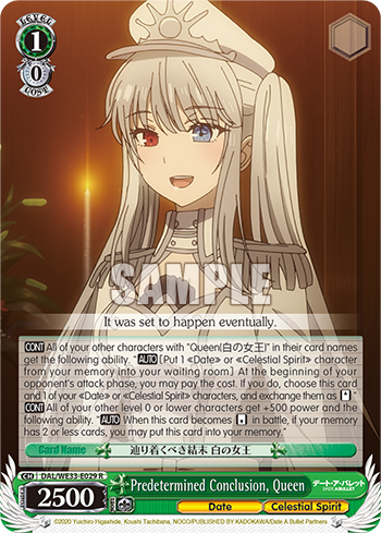 Predetermined Conclusion, Queen (Foil)