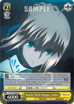 Battle With Mages, Saber (SR)