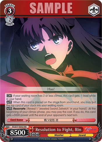 Resolution to Fight, Rin