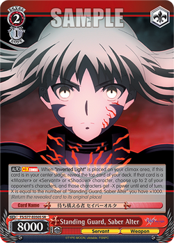 Standing Guard, Saber Alter (SR)