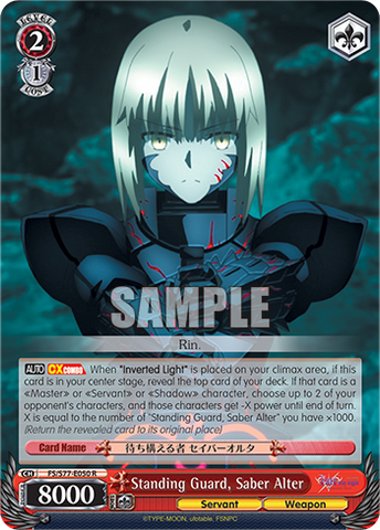 Standing Guard, Saber Alter