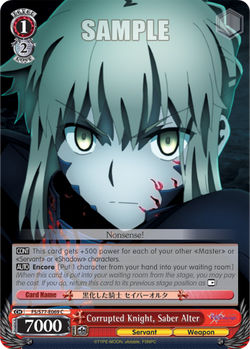 Corrupted Knight, Saber Alter