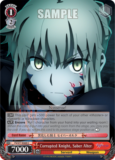 Corrupted Knight, Saber Alter