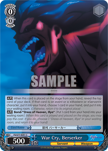 War Cry, Berserker