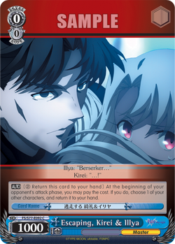 Escaping, Kirei & Illya
