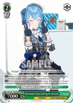 Hoshimachi Suisei Getting Air-Scouted (RRR) - HOL/W91-TE007R