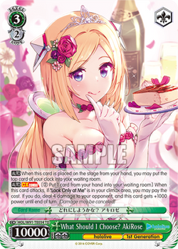 What Should I Choose? AkiRose - HOL/W91-TE034