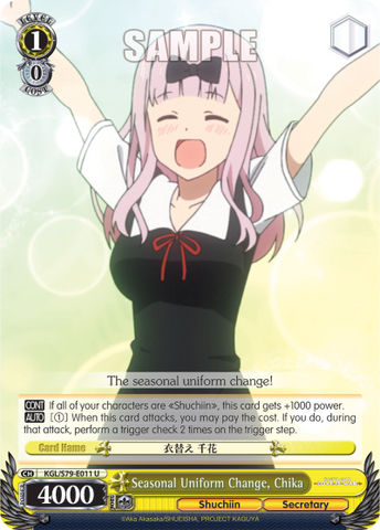 Seasonal Uniform Change, Chika