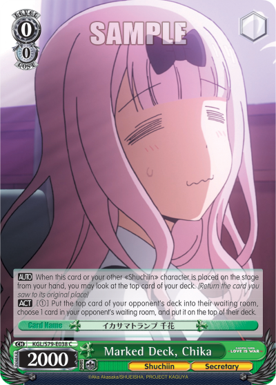 Marked Deck, Chika