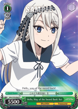 Hello, Way of the Sword Back! Kei
