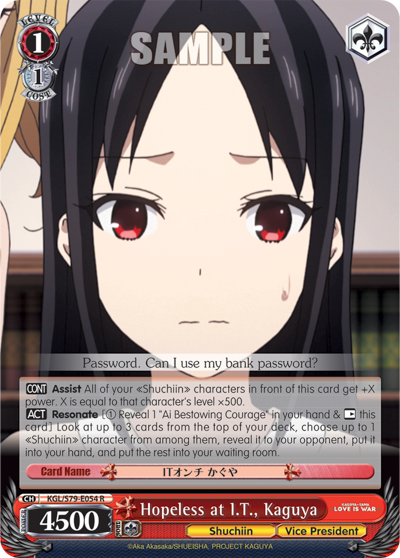 Hopeless at I.T., Kaguya