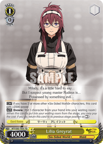 Lilia Greyrat - MTI/S83-TE05