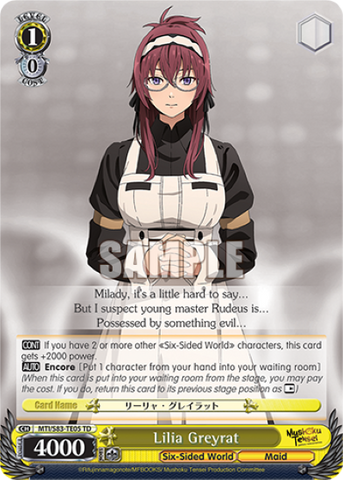 Lilia Greyrat - MTI/S83-TE05