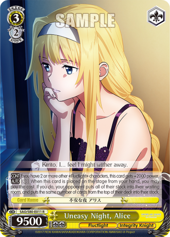 Uneasy Night, Alice