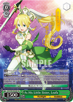 As His Little Sister, Leafa (SP)