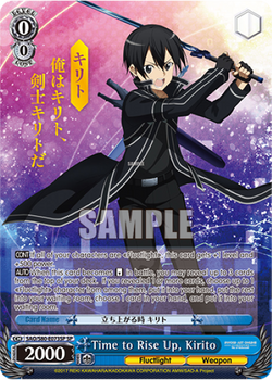 Time to Rise Up, Kirito (SP)