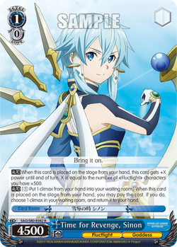 Time for Revenge, Sinon