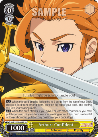 Arthur: Confident (SR)