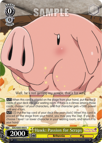 Hawk: Passion for Scraps
