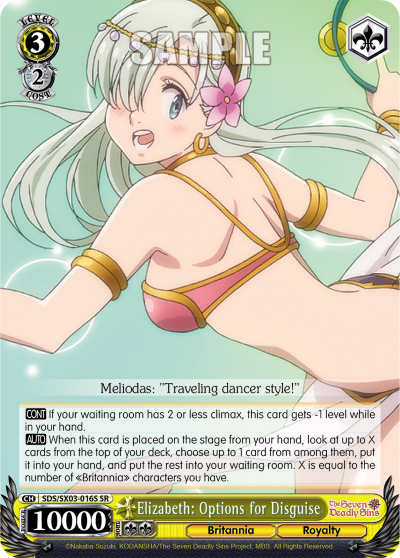 Elizabeth: Options for Disguise (SR)