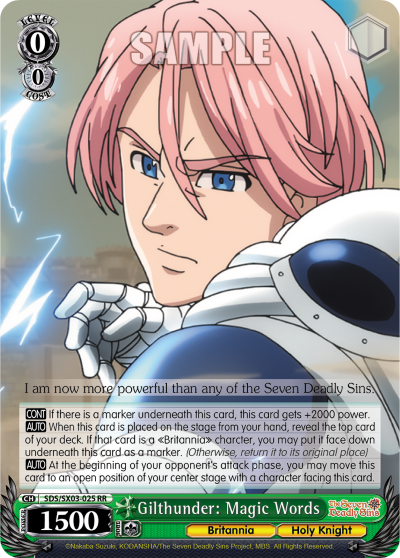 Gilthunder: Magic Words