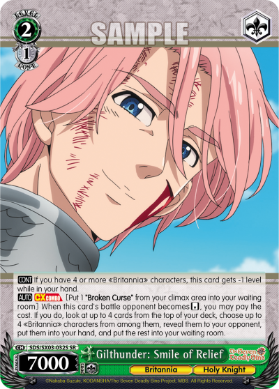 Gilthunder: Smile of Relief (SR)