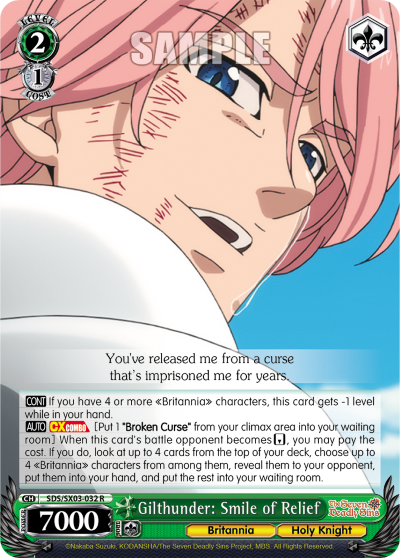 Gilthunder: Smile of Relief
