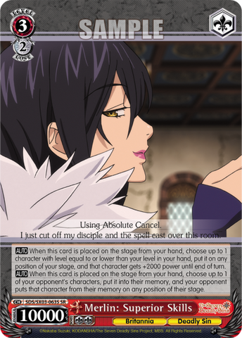 Merlin: Superior Skills (SR)