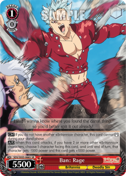 Ban: Rage (SR)