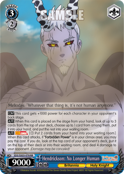 Hendrickson: No Longer Human