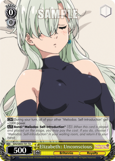 Elizabeth: Unconscious