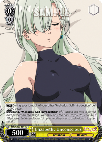 Elizabeth: Unconscious