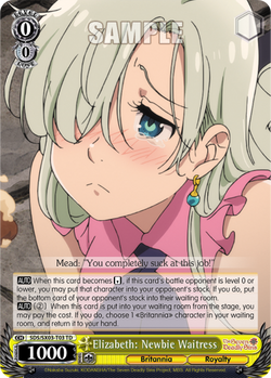 Elizabeth: Newbie Waitress