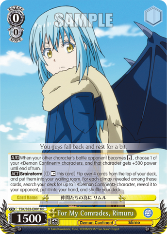 For My Comrades, Rimuru