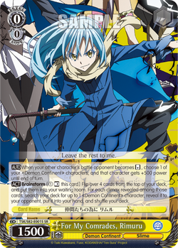 For My Comrades, Rimuru (SR)