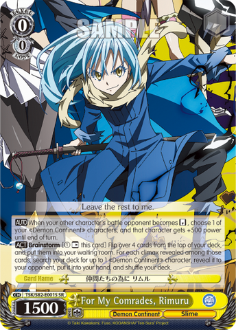 For My Comrades, Rimuru (SR)