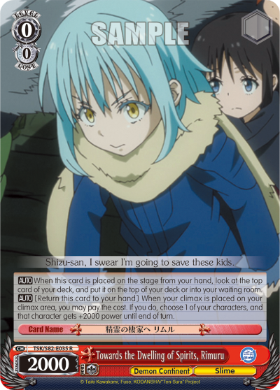 Towards the Dwelling of Spirits, Rimuru