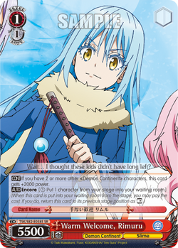 Warm Welcome, Rimuru (SR)