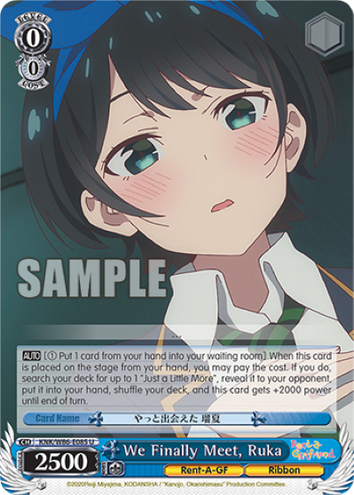 We Finally Meet, Ruka - KNK/W86-E085