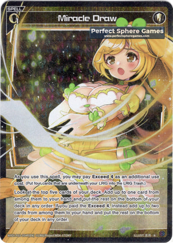 Miracle Draw (Foil) - WXDi-P03-054P[EN]