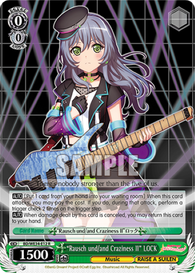 "Rausch und/and Craziness Ⅱ" LOCK (Foil) - BD/WE34-E12